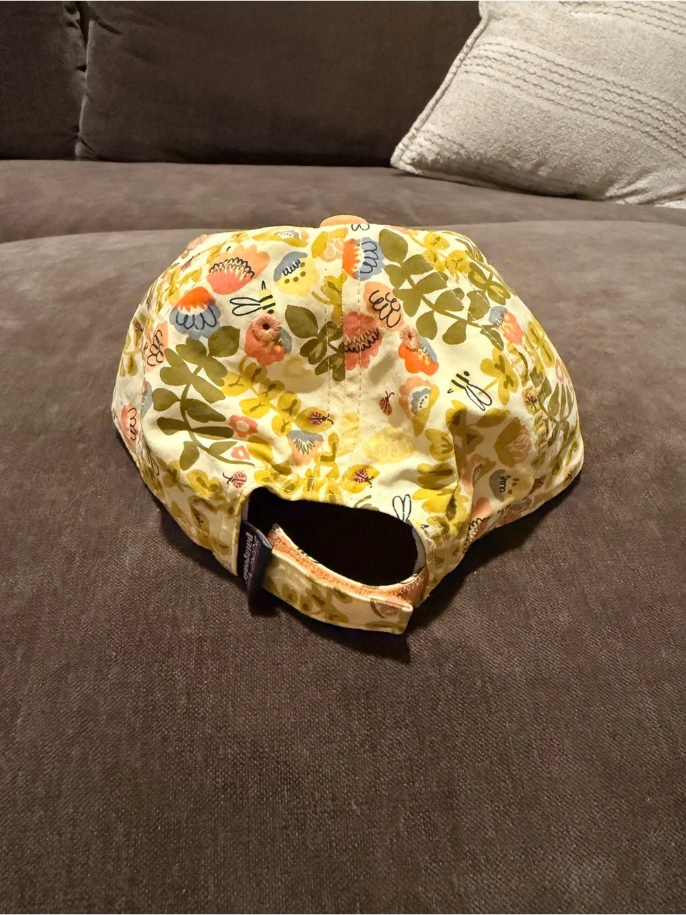 Patagonia Kids Yellow Floral Hat